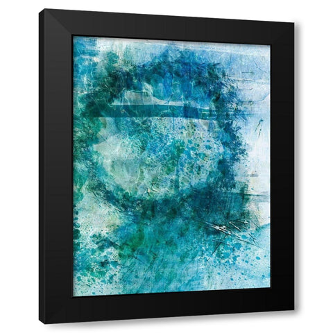 Distressed Ocean 2 Black Modern Wood Framed Art Print with Double Matting by Prime, Marcus