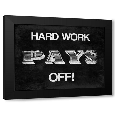 Pays Off Black Modern Wood Framed Art Print with Double Matting by Prime, Marcus