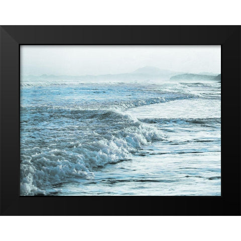 Raging Breaths 1 Black Modern Wood Framed Art Print by Prime, Marcus