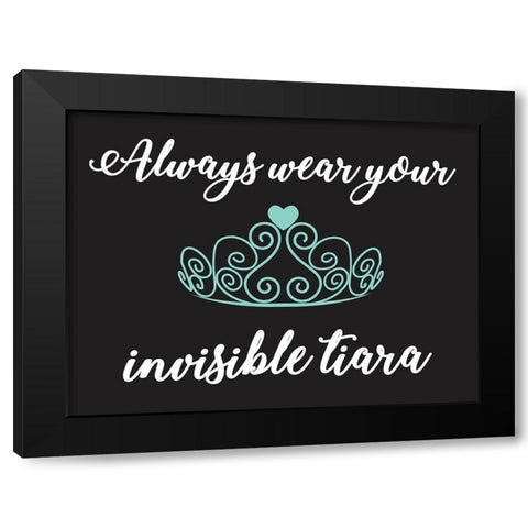 Tiara Always Black Modern Wood Framed Art Print by Prime, Marcus