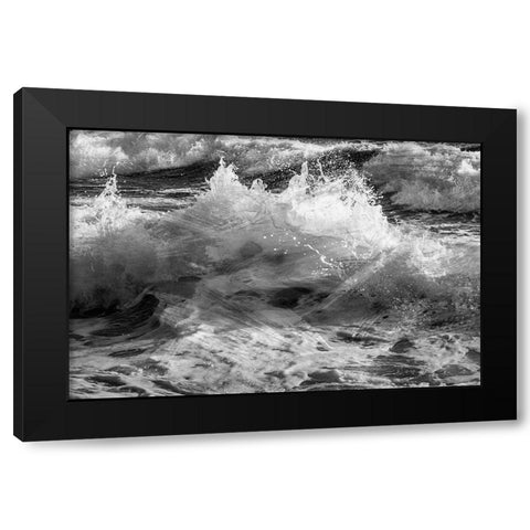 Calming Storm 1 Black Modern Wood Framed Art Print with Double Matting by Prime, Marcus