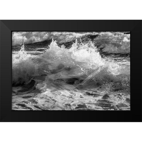 Calming Storm 1 Black Modern Wood Framed Art Print by Prime, Marcus