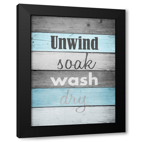 Tub Time 2 Black Modern Wood Framed Art Print by Prime, Marcus