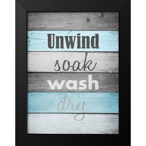 Tub Time 2 Black Modern Wood Framed Art Print by Prime, Marcus