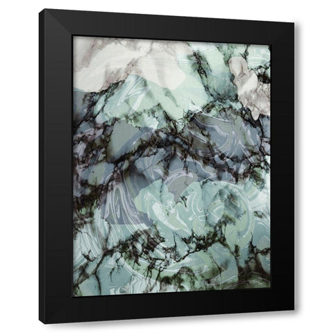 Evolutionary 1 Black Modern Wood Framed Art Print with Double Matting by Prime, Marcus
