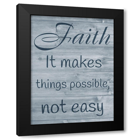 Faithful Possibilities Black Modern Wood Framed Art Print by Prime, Marcus