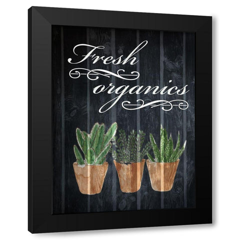 Fresh Organics 1 Black Modern Wood Framed Art Print with Double Matting by Prime, Marcus