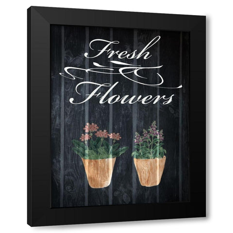 Fresh Organics 2 Black Modern Wood Framed Art Print by Prime, Marcus