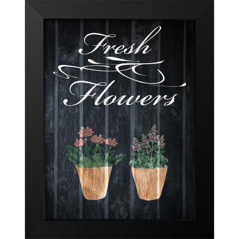 Fresh Organics 2 Black Modern Wood Framed Art Print by Prime, Marcus