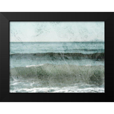 Distressed Ocean 1 Black Modern Wood Framed Art Print by Prime, Marcus