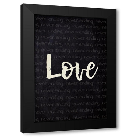 Never Ending 2 Black Modern Wood Framed Art Print with Double Matting by Prime, Marcus