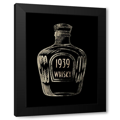 1939 Whisky Black Modern Wood Framed Art Print with Double Matting by Prime, Marcus