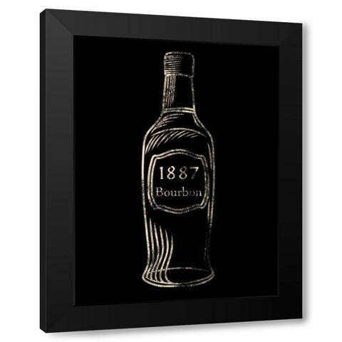 1887 Bourbon Black Modern Wood Framed Art Print by Prime, Marcus