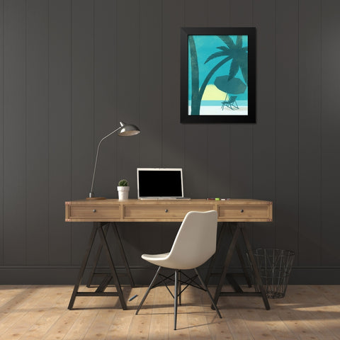 Coastal Fun 3 Black Modern Wood Framed Art Print by Prime, Marcus