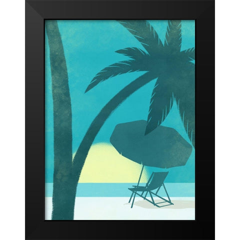 Coastal Fun 3 Black Modern Wood Framed Art Print by Prime, Marcus