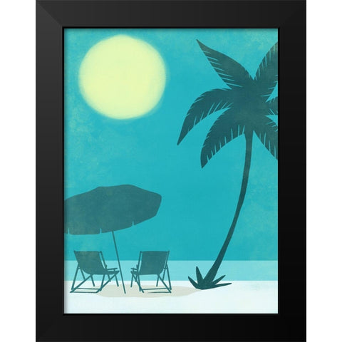 Coastal Fun 4 Black Modern Wood Framed Art Print by Prime, Marcus