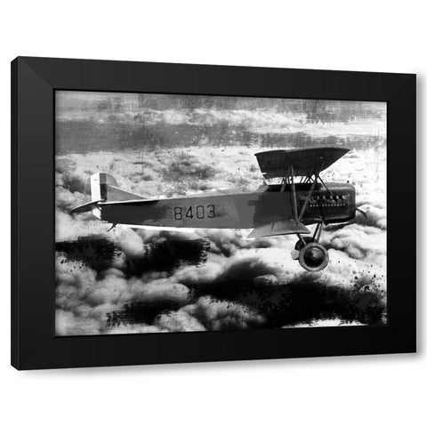 Aerial Maneuvers 1 Black Modern Wood Framed Art Print by Prime, Marcus