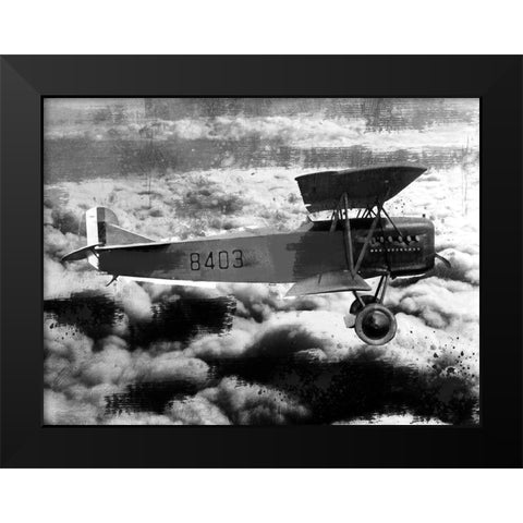 Aerial Maneuvers 1 Black Modern Wood Framed Art Print by Prime, Marcus