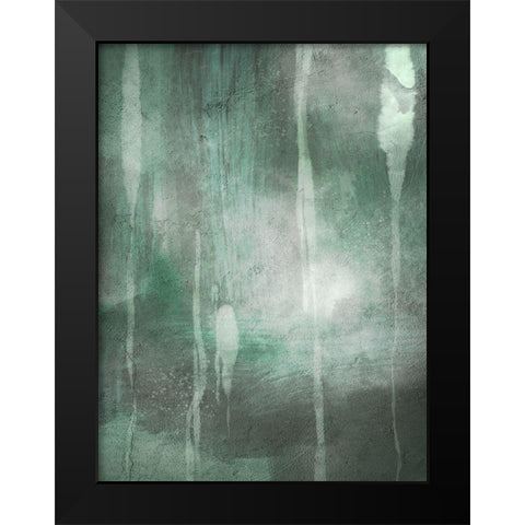 Jade Disturbance 1 Black Modern Wood Framed Art Print by Prime, Marcus