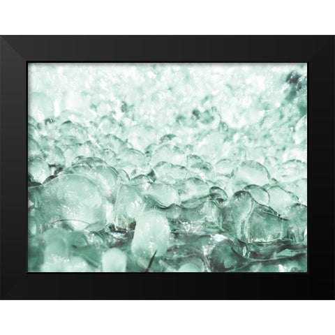 Bubbly Mint 1 Black Modern Wood Framed Art Print by Prime, Marcus