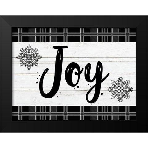 Vintage Joy Black Modern Wood Framed Art Print by Prime, Marcus