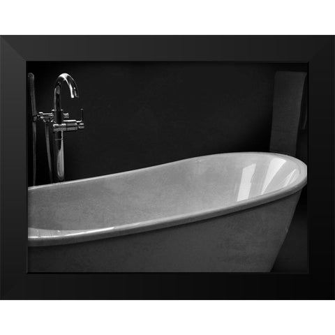 Twilight Bathroom 2 Black Modern Wood Framed Art Print by Prime, Marcus
