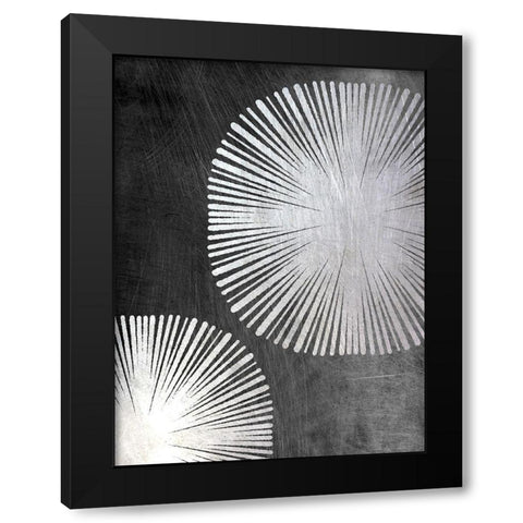 Metallic Star Shine 1 Black Modern Wood Framed Art Print with Double Matting by Prime, Marcus