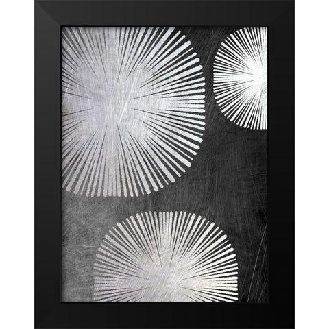 Metallic Star Shine 2 Black Modern Wood Framed Art Print by Prime, Marcus
