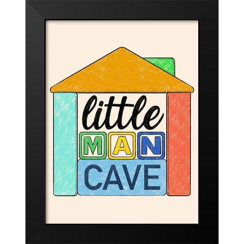 Little Man Cave 1 Black Modern Wood Framed Art Print by Prime, Marcus