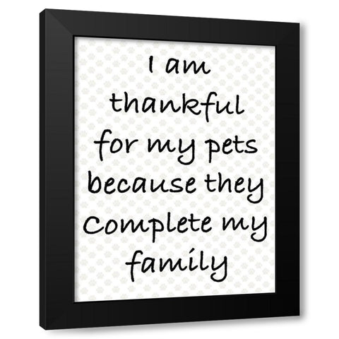 Complete Family Black Modern Wood Framed Art Print with Double Matting by Prime, Marcus