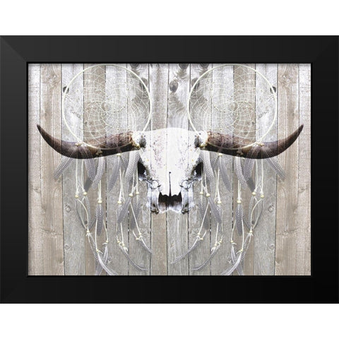 Broken Skull Ranch Black Modern Wood Framed Art Print by Prime, Marcus