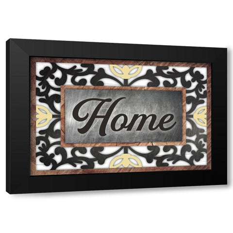 Rustic Home 1 Black Modern Wood Framed Art Print by Prime, Marcus