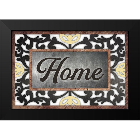 Rustic Home 1 Black Modern Wood Framed Art Print by Prime, Marcus