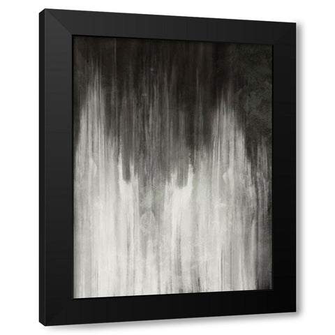 Furious Strokes Black Modern Wood Framed Art Print with Double Matting by Prime, Marcus