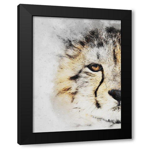 Winters Gaze Black Modern Wood Framed Art Print by Prime, Marcus