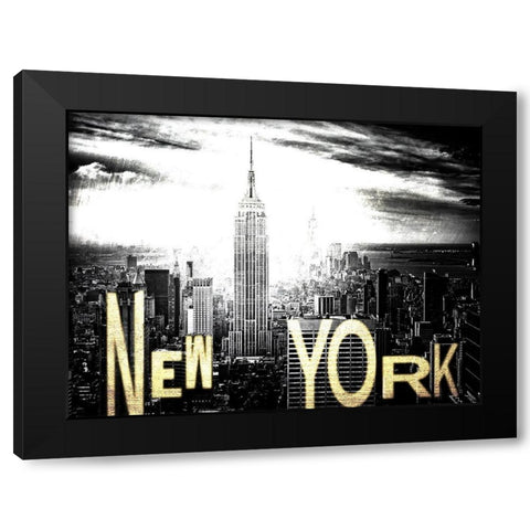Bright New York Black Modern Wood Framed Art Print by Prime, Marcus