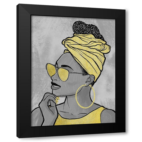 Fierce 2 Black Modern Wood Framed Art Print with Double Matting by Prime, Marcus