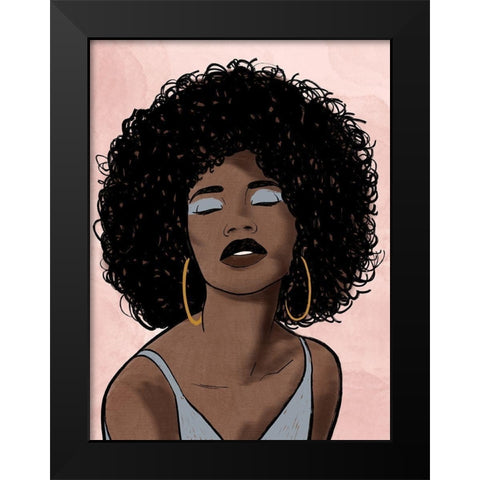 Fierce Fashion 2 Black Modern Wood Framed Art Print by Prime, Marcus