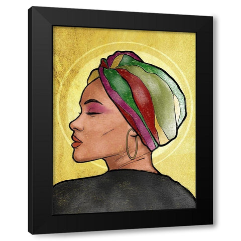 Majestic Princess 1 Black Modern Wood Framed Art Print with Double Matting by Prime, Marcus