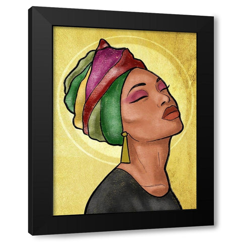 Majestic Princess 2 Black Modern Wood Framed Art Print with Double Matting by Prime, Marcus