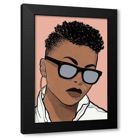 Fashion Royalty 1 Black Modern Wood Framed Art Print with Double Matting by Prime, Marcus