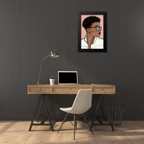 Fashion Royalty 2 Black Modern Wood Framed Art Print by Prime, Marcus