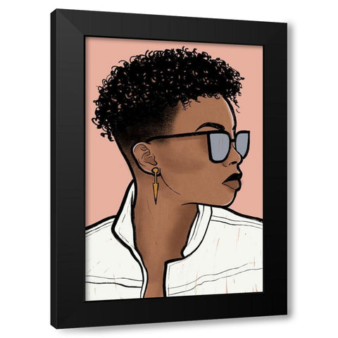 Fashion Royalty 2 Black Modern Wood Framed Art Print with Double Matting by Prime, Marcus