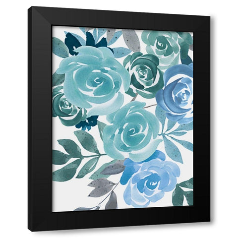 Floral Growth 2 Black Modern Wood Framed Art Print by Prime, Marcus