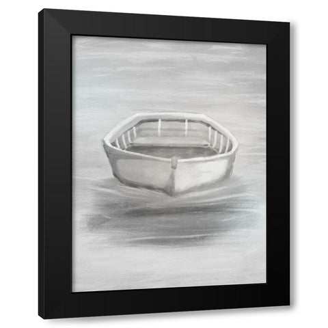 Floating Sea Hope 1 Black Modern Wood Framed Art Print with Double Matting by Prime, Marcus