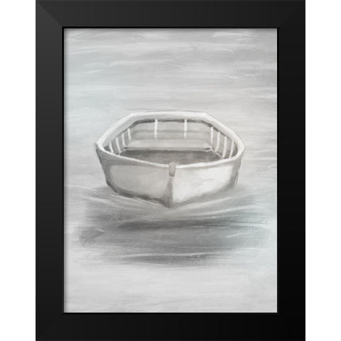 Floating Sea Hope 1 Black Modern Wood Framed Art Print by Prime, Marcus