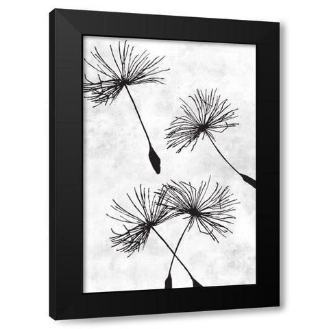 Dandelion Flight 1 Black Modern Wood Framed Art Print by Prime, Marcus