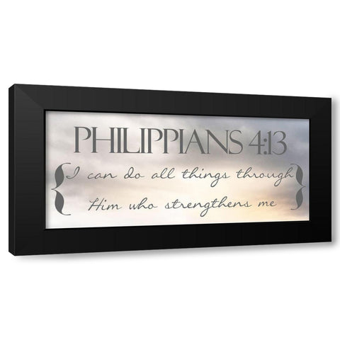 Heavenly Philippians 2 Black Modern Wood Framed Art Print by Prime, Marcus