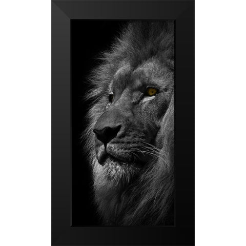 Powerful Resilience 1 Black Modern Wood Framed Art Print by Prime, Marcus