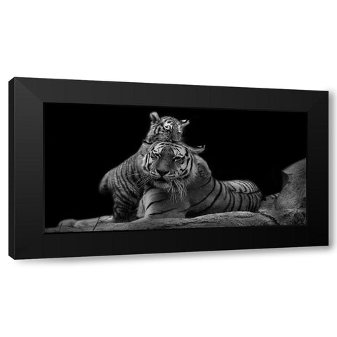 Strong Family 2 Black Modern Wood Framed Art Print by Prime, Marcus